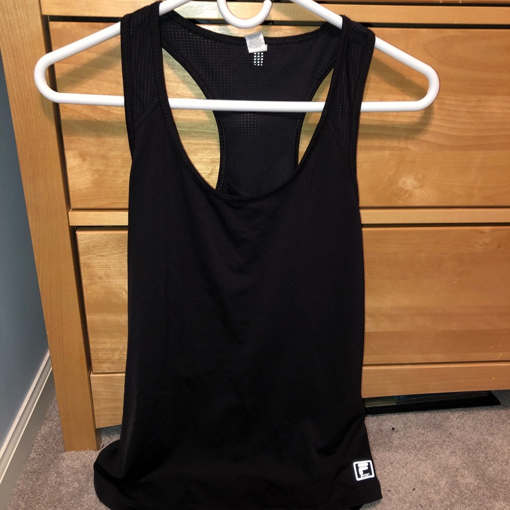 Black Fila tank top